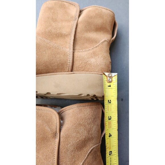 UGG  SIZE US 10 / 41 BOOTS KRISTIN CLASSIC CHESNUT BROWN SUEDE WEDGE ANKLE - Picture 10 of 13